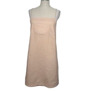 Zara Trafaluc Striped Orange White Dress M